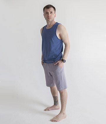 Качественные мужские шорты для йоги