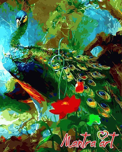 Набор для рисования Mantra Art Павлин Набор для рисования Mantra Art Павлин