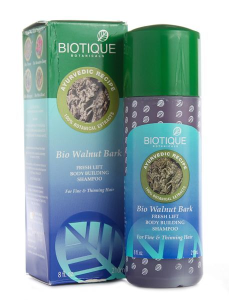 Шампунь для тонких и редких волос BIO Walnut Bark, 210 мл Шампунь для тонких и редких волос BIO Walnut Bark, 210 мл