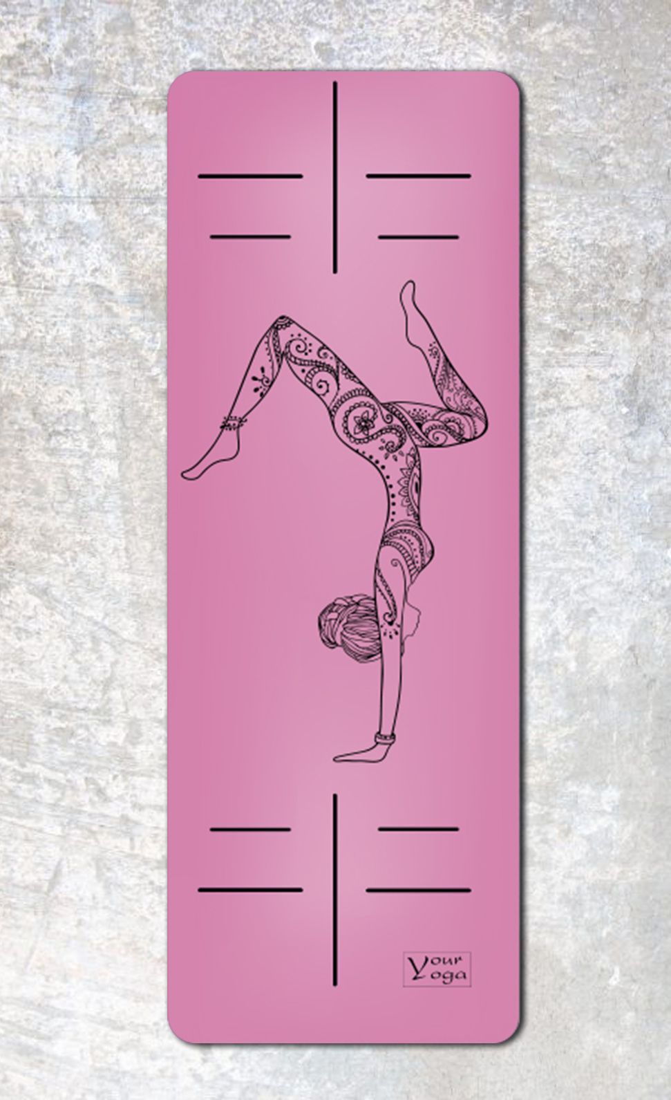 Коврик для йоги «HandStand» Non Slip, 183*65*0,4 см