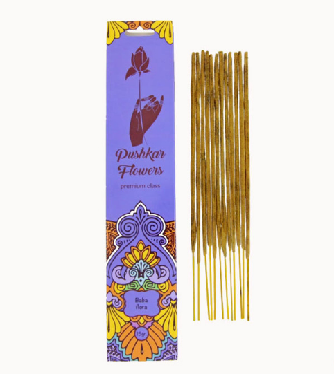 Благовония Pushkar Baba Flora 15гр. Благовония Pushkar Baba Flora 15гр.