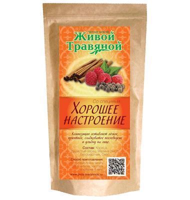 Чай живой травяной "Хорошее настроение" 60 гр Чай живой травяной "Хорошее настроение" 60 гр