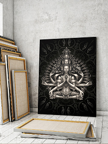Авалокитешвара, холст 80х120 см