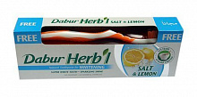 Зубная паста HERB'L соль и лимон Dabur