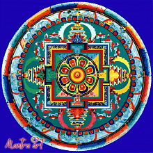 Набор для рисования Mantra Art Мандала Авалокитешвара